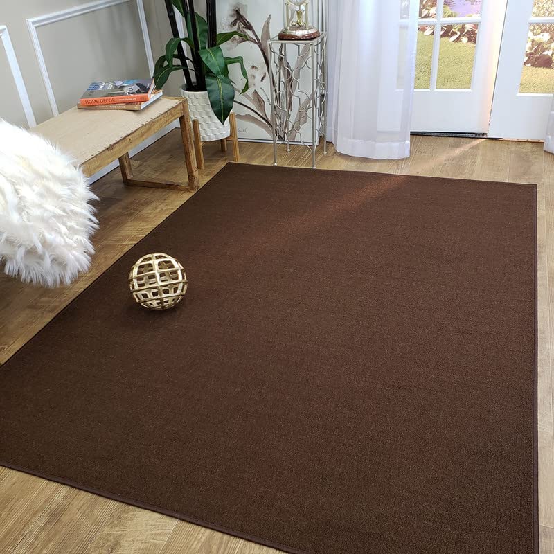 Image of Sifa Carpet Non Woven Carpet for Hotel,Gallery, Marriage Hall, Party Function Seminar, Office, and More Other Event (3x6 Feet)- Brown Color