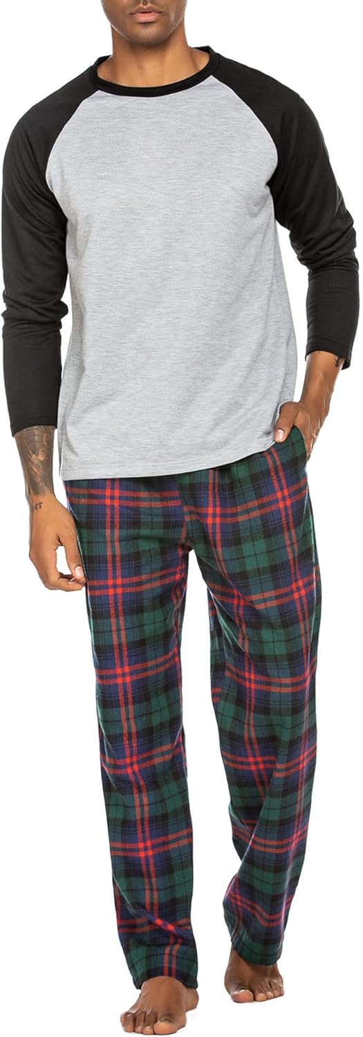 Lange, tweedelige pyjama met T-shirt broek - 2-delig - Blauw - 16.50