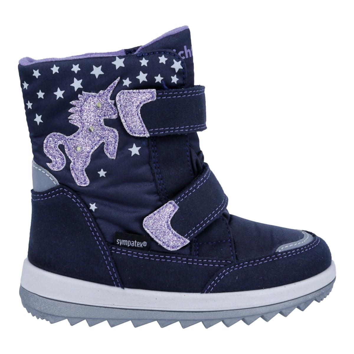 Richter Kinderschuhe Husky 2.0 Schneestiefel, Atlantic/Orchid, 34 EU – Ansicht 6