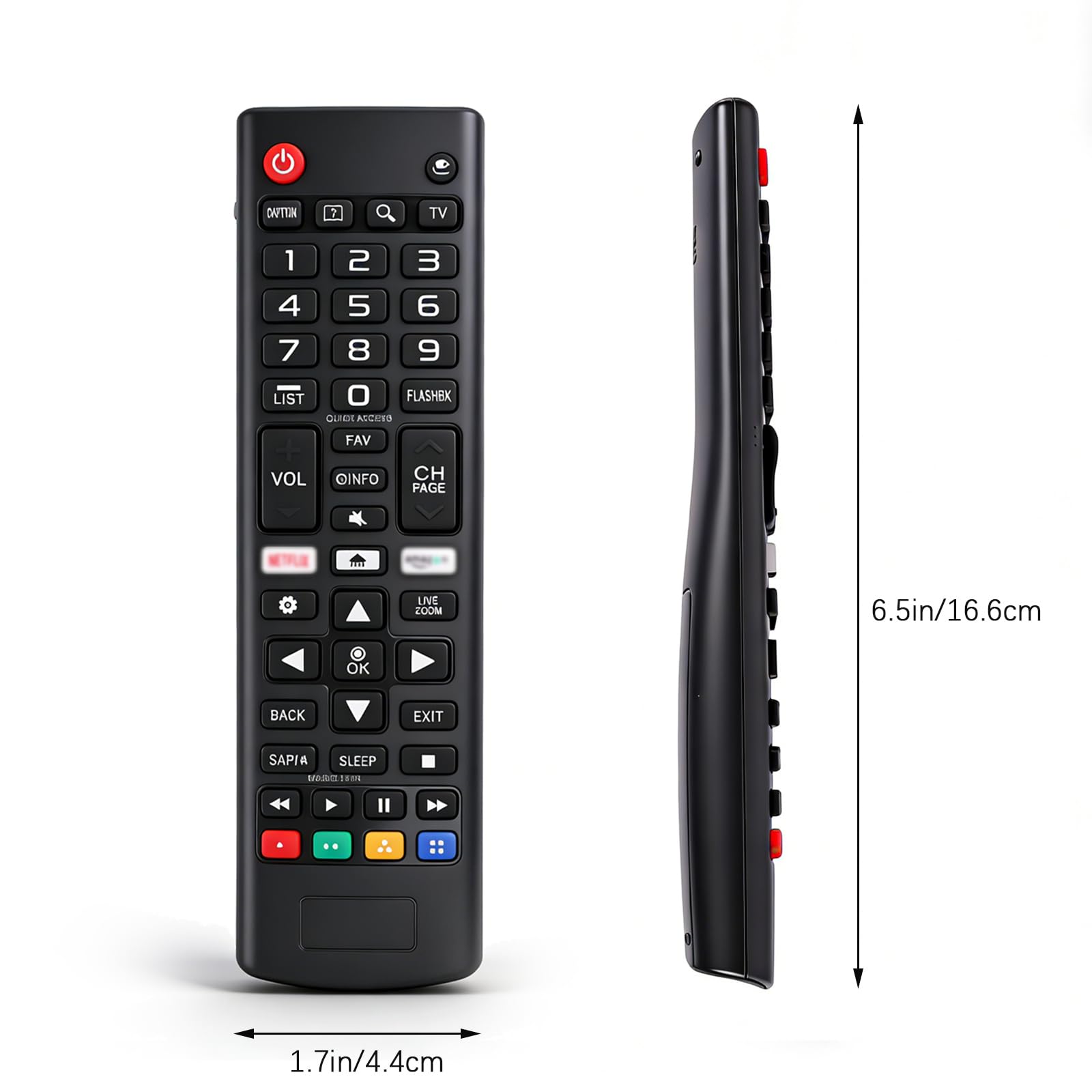 Mando para LG Smart TV, Mando Universal TV para LG LCD HD LED TV, Reemplazo Mando LG Smart TV-No Requiere Configuración-Sin Batería - 5