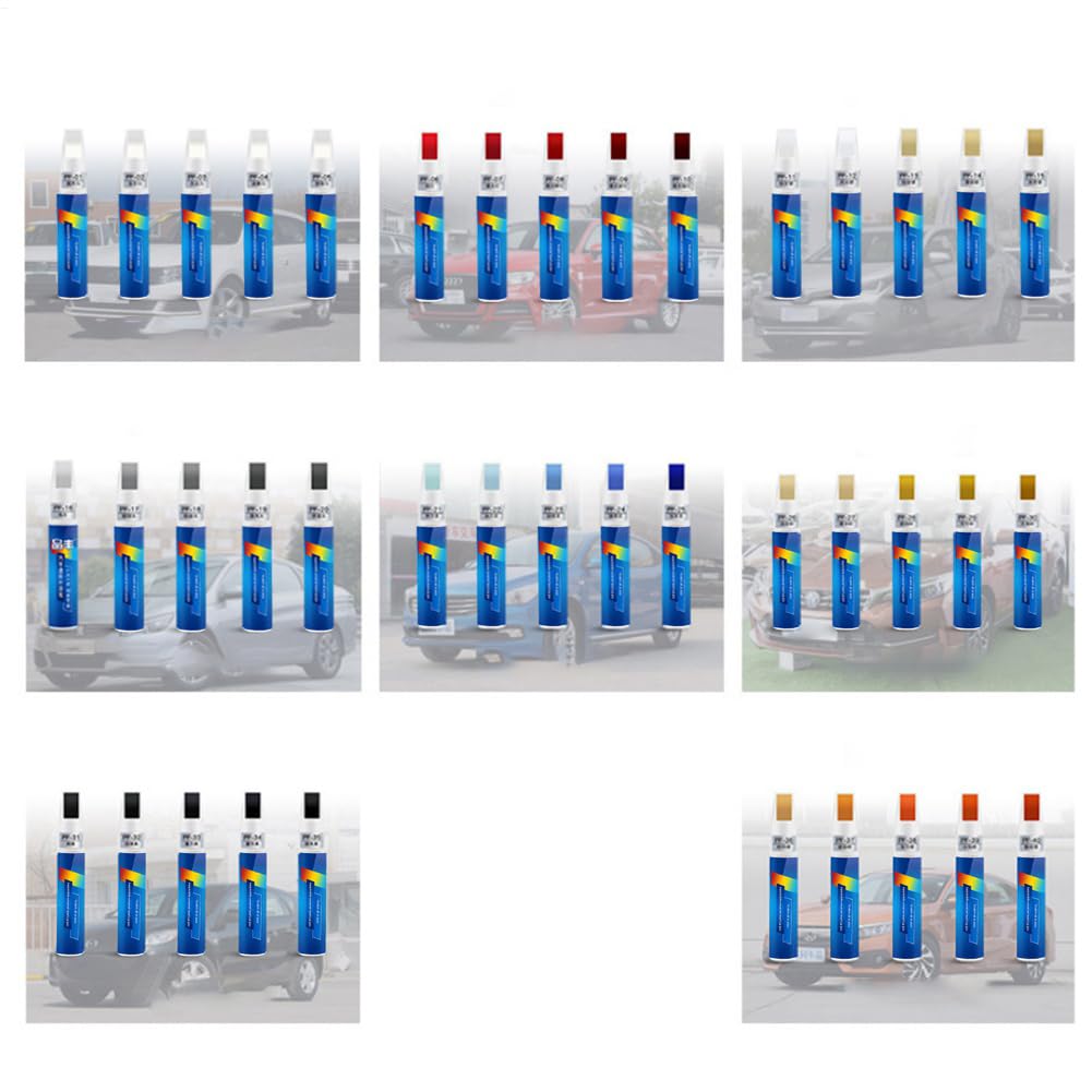 per riparazione di graffi per auto - Barra per ritocchi di vernice, riparatore di scheggiature | Applicatore resistente all'acqua, pennello per applicazione a strati, facile ripristino dei | riparatore di scheggiature | Applicatore resistente all'acqua, p