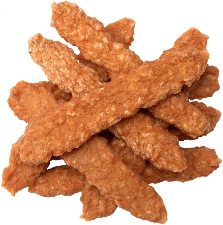 Preen Pets Chicken Breast Strips *Crunchy* Dog Treats – 100% USA Chicken Breast (8oz)