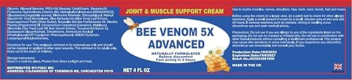 Miniatura 7 de Zealand Bee Venom Serum Gel profesional para articulaciones, músculos, crema de huesos, liberación rápida 24 horas, calmante potente para espalda,