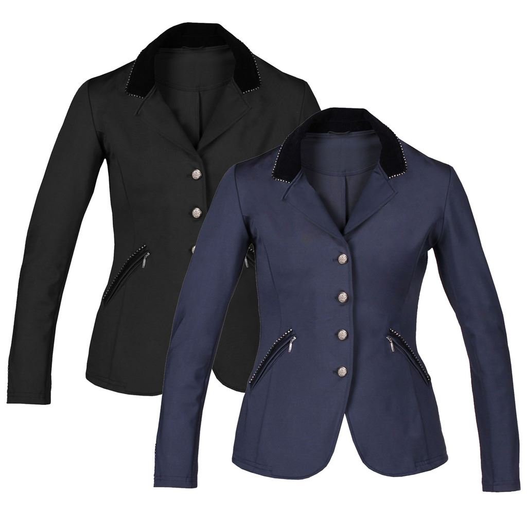 Horka Junior Victory SoftShell Velvet Crystal Horse Riding Competition Jacket