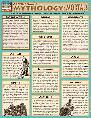 Mythology:Greek/Roman Mortals (Quickstudy: Academic)