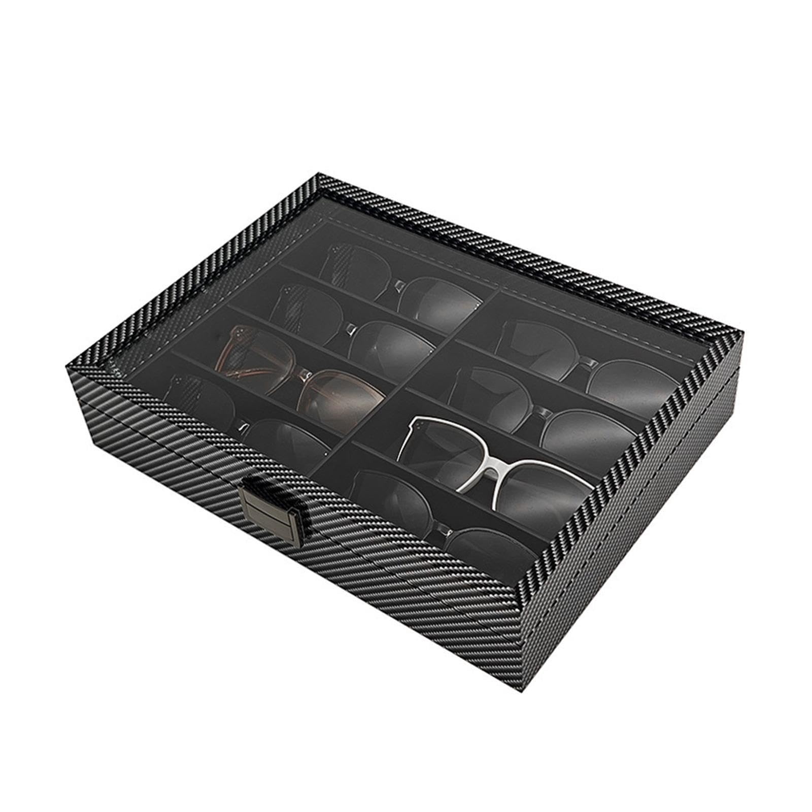 Sonnenbrillen Organizer mit Deckel 8-Positionen-Sonnenbrillenkollektion