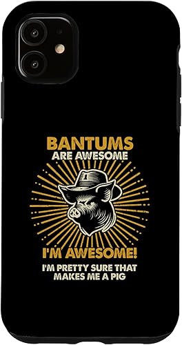 Miniatura 10 de iPhone 12 mini Pig Dad Mom Awesome - Farmer Breeder Bantums Case