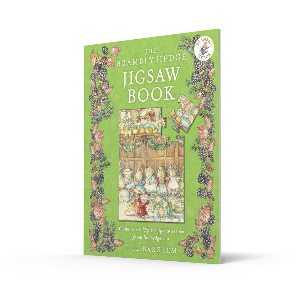 The Brambly Hedge Jigsaw Book: This fantastic new illustrated puzzle book takes readers through the seasons and includes the classic story! The perfect gift for kids!