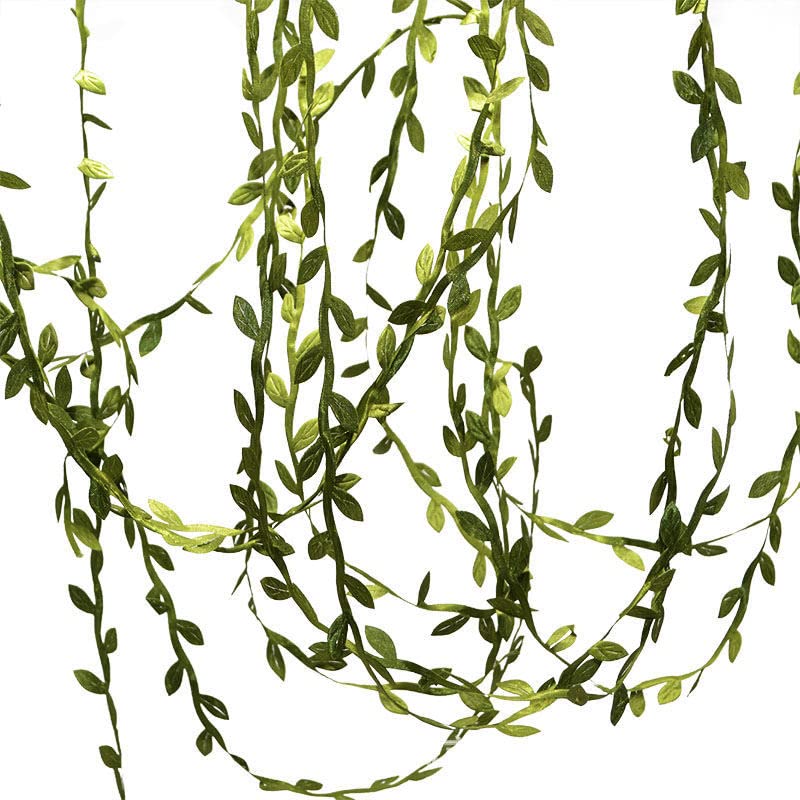 Rouleau de Lierre Artificiel 20 Mètres – Guirlande de Feuilles Vertes Réalistes pour Décoration Murale, Maison, Mariage, Fête et DIY – Vigne...
