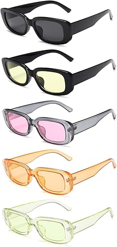 Gafas de sol para mujer, estilo vintage, marco grande, UV400, lentes de sol