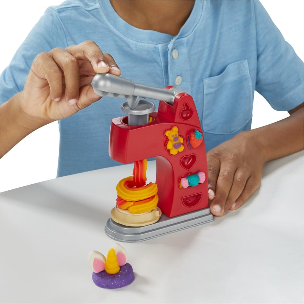 Play-Doh Glaces Fantastiques - Magical Frozen Treats Playset - 4 Pots de Couleurs Doubles