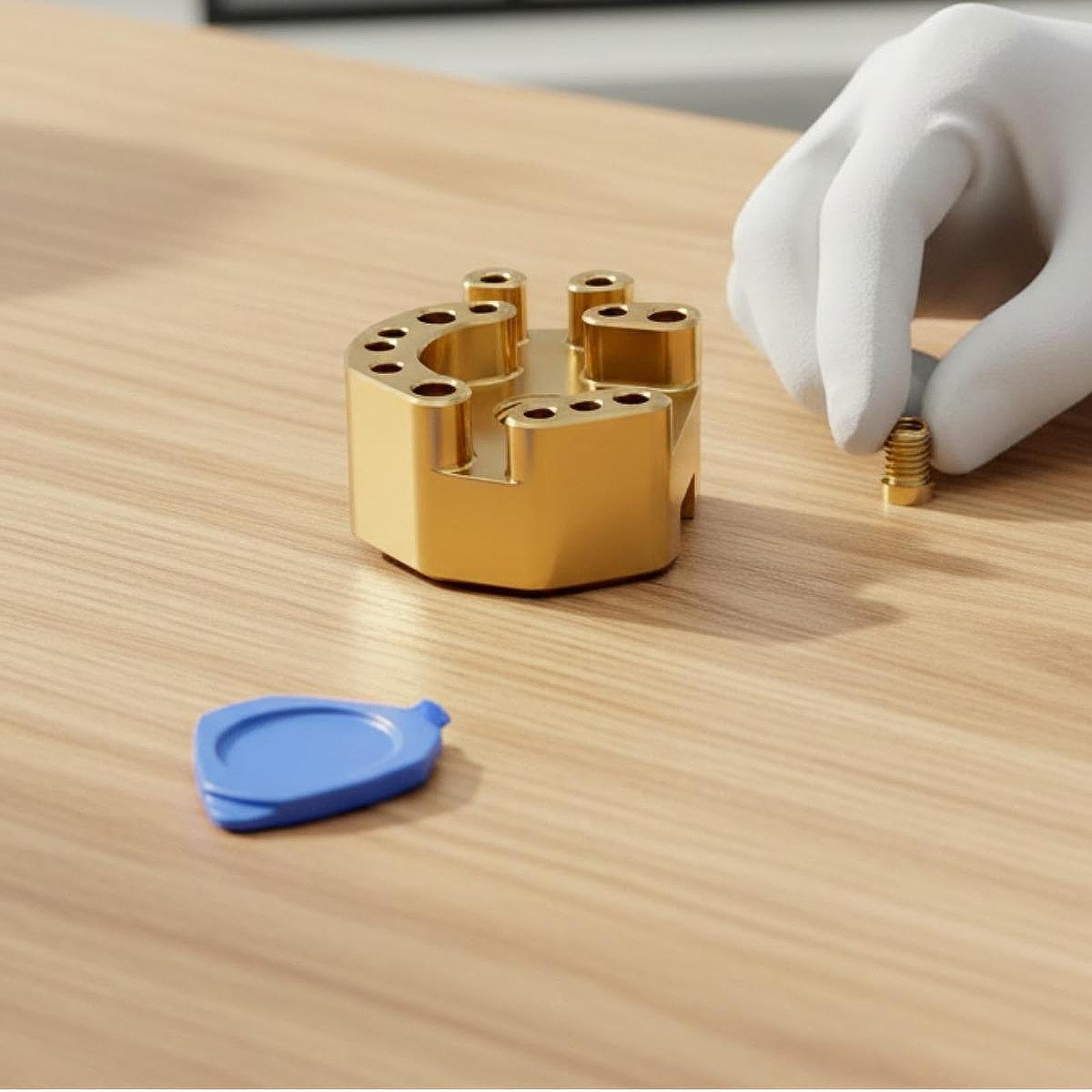 Punta per saldatore joystick in rame, compatta, con buona conduzione del calore, ideale per tecnici professionisti e per la manutenzione di controller