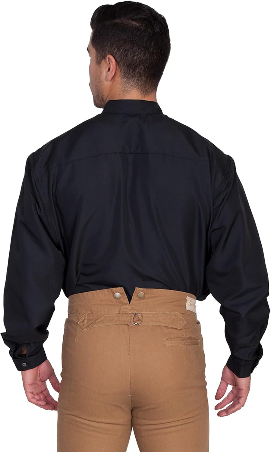 Scully Full Button Front Solid Shirt, 541321-RED