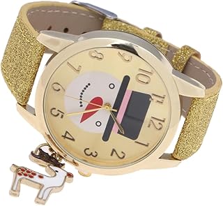 Relógios De Pulso Femininos Relógios Femininos Relógios De Moda Dourado Relógio De Quartzo Relógio De Design De Natal Relógios De Quartzo Coreanos Com Pingente Casual Relógios De