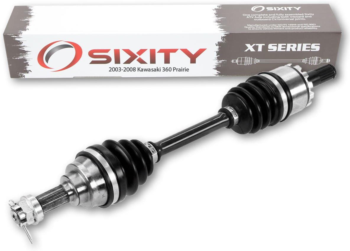 Sixity XT Front Left Axle compatible with Kawasaki Prairie 360 2003-2008 - KVF360 4X4