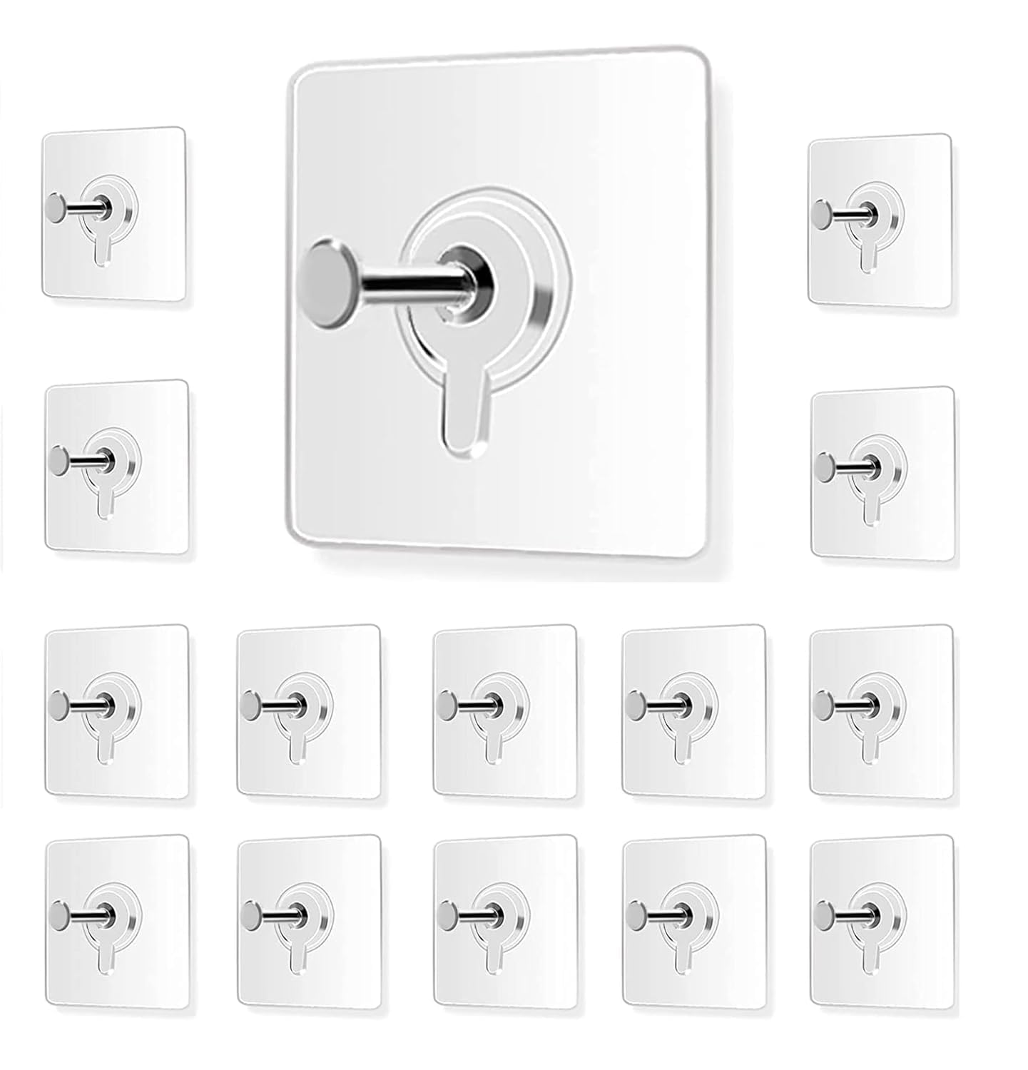 RUDVED Photo Frame Hooks for Wall Without Drilling, Self Adhesive Hooks for Wall Heavy Duty Strong Nail Free for Hanging Photo Frame, Wall Clock, Kitchen Accessories Items (Pack of 20) (B0CW3H2SJP) Amazon Price History, Amazon Price Tracker