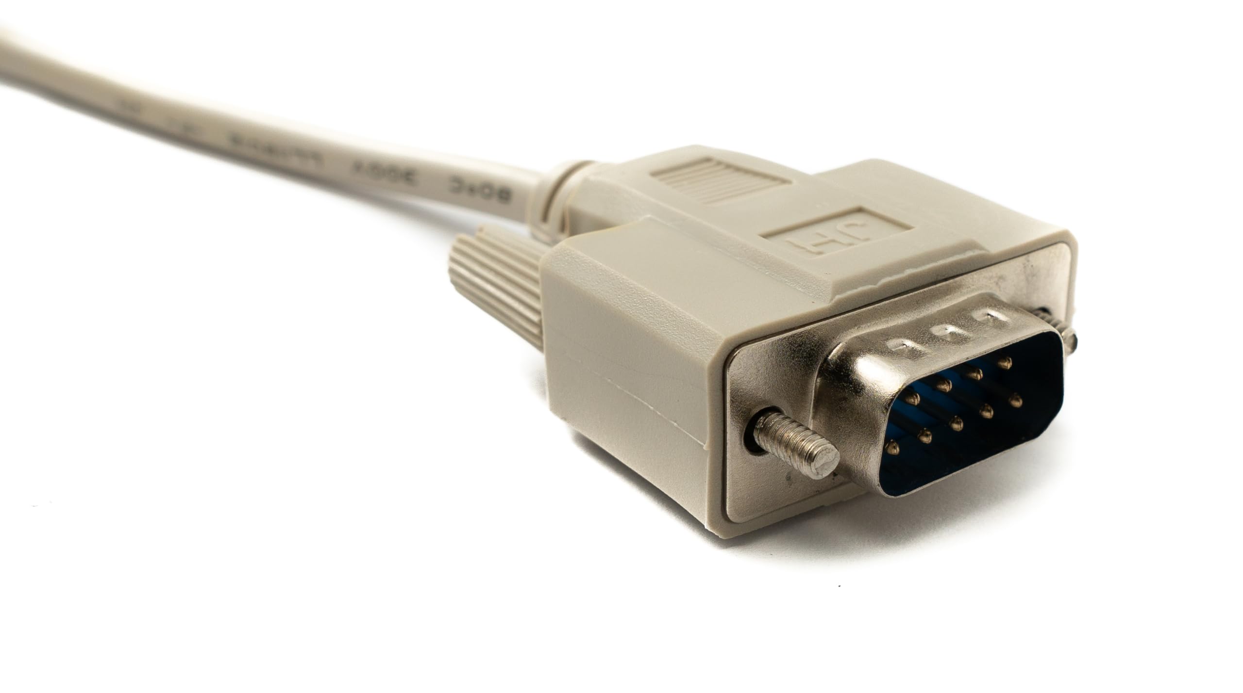 System-S D Sub Null Modem Cavo 10 m 9 Pin Maschio a Femmina RS232 DB9 Adattatore Grigio