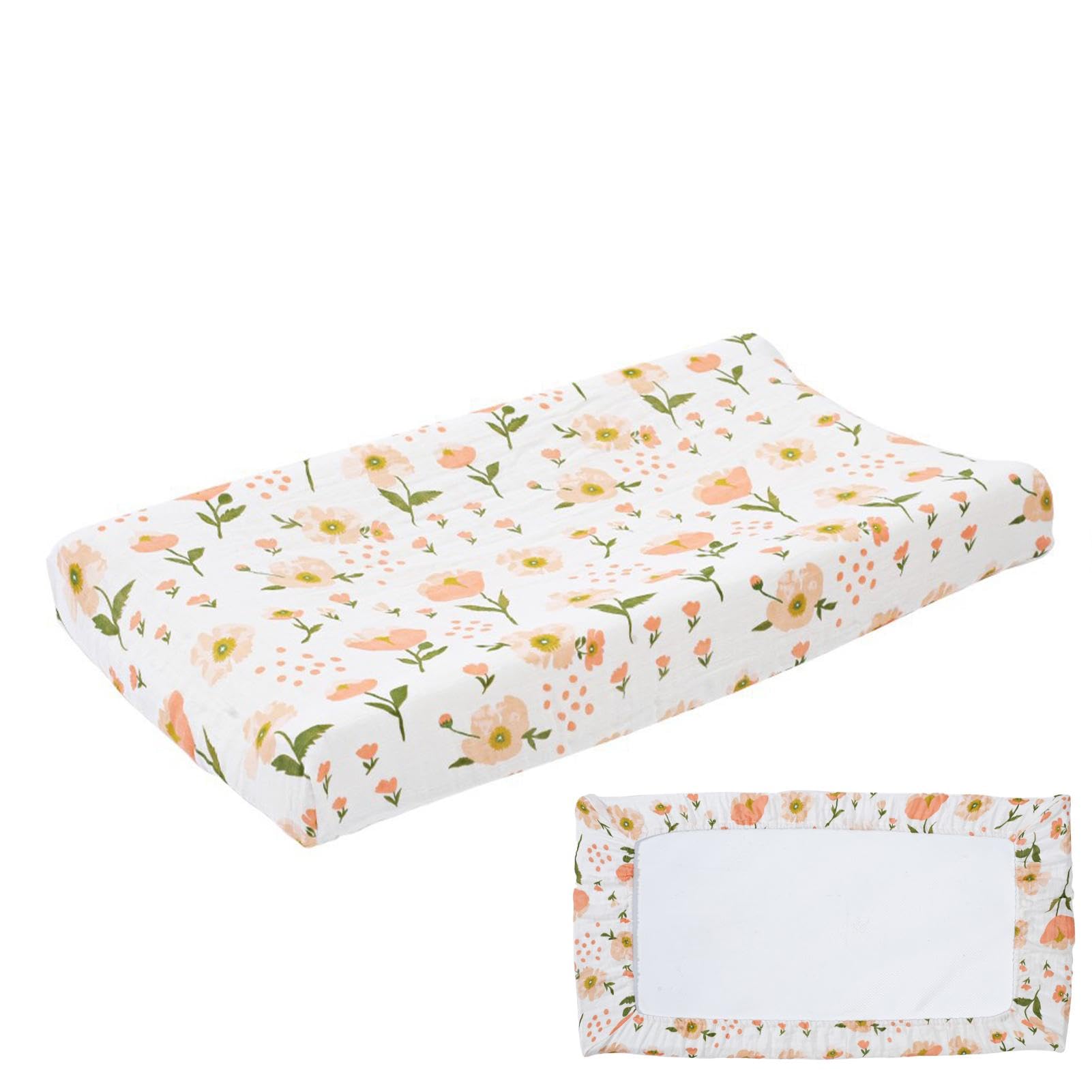 Changing Pad Cover, 81×41×13cm Baby Diaper Changing Pad Cover, Soft Breathable Baby Changing Table Cover for Diaper Changing Mattress, Changing Table Sheets for Boys and Girls