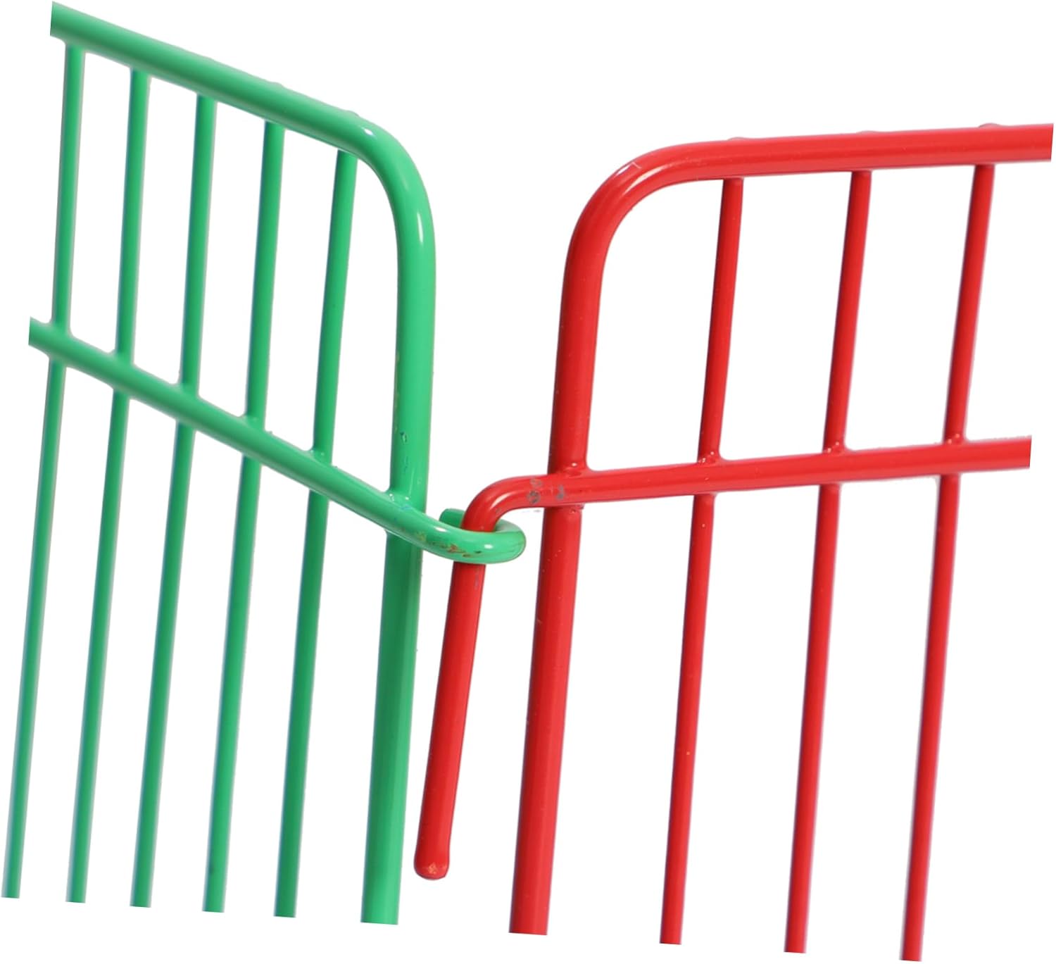 YARNOW 8Pcs Small Pet Playpen for Hamsters Guinea Pigs and Rabbits Rainbow Hedgehog Exercise Fence Expandable Design for Indoor and Outdoor Use