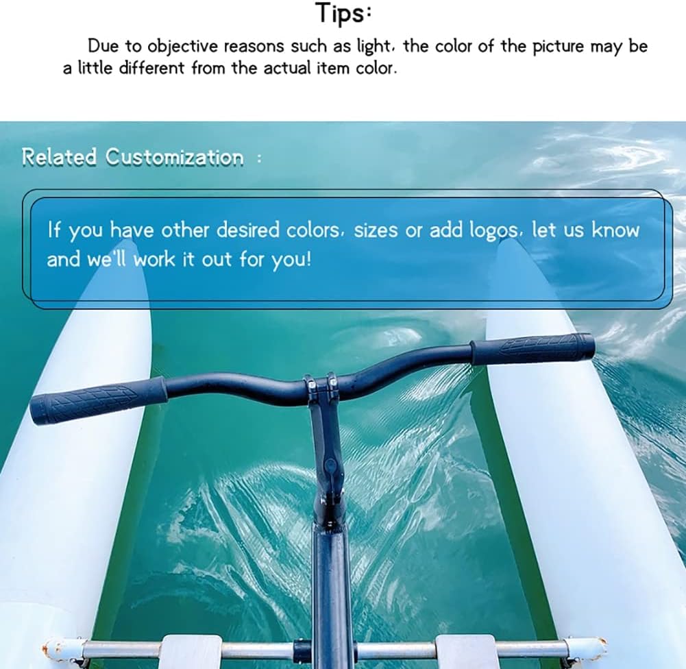 Lake Water Bicycle Single Pedal Sightseeing Leisure Inflatable Kayak Water Scooter Portable and Suitable for Sports Leisure Fishing Scooter