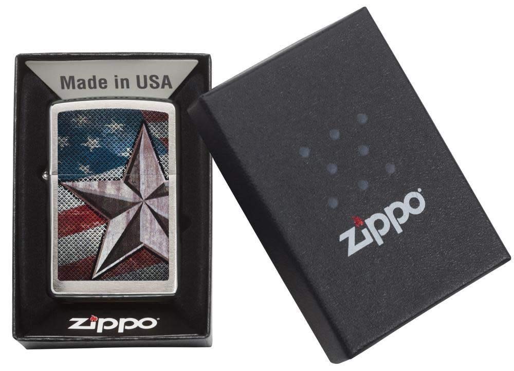 Zippo US Army Star Accendino Antivento, Unisex, US Army Star