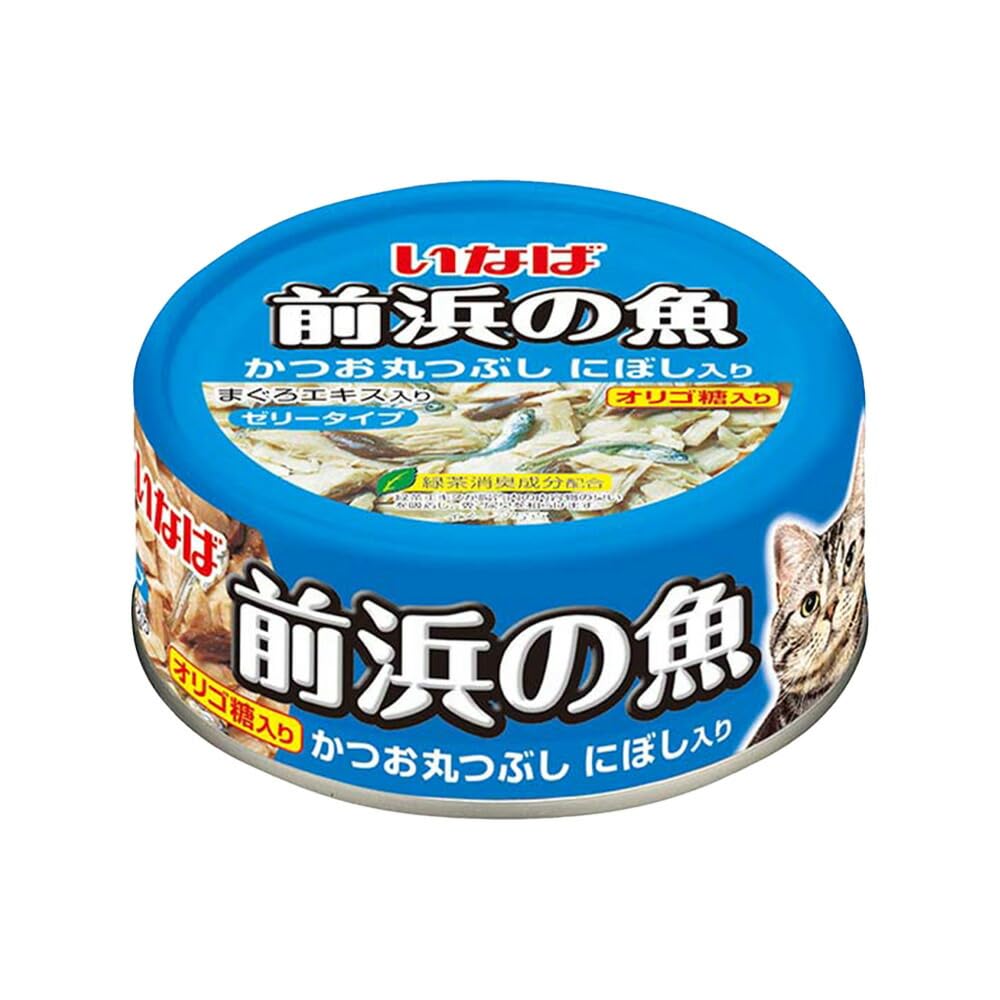 いなば 前浜の魚 かつお丸つぶし 3種類 24缶×3 72缶 Amazon | 前浜の魚 かつお丸つぶし にぼし入り 115g×24缶 | いなば