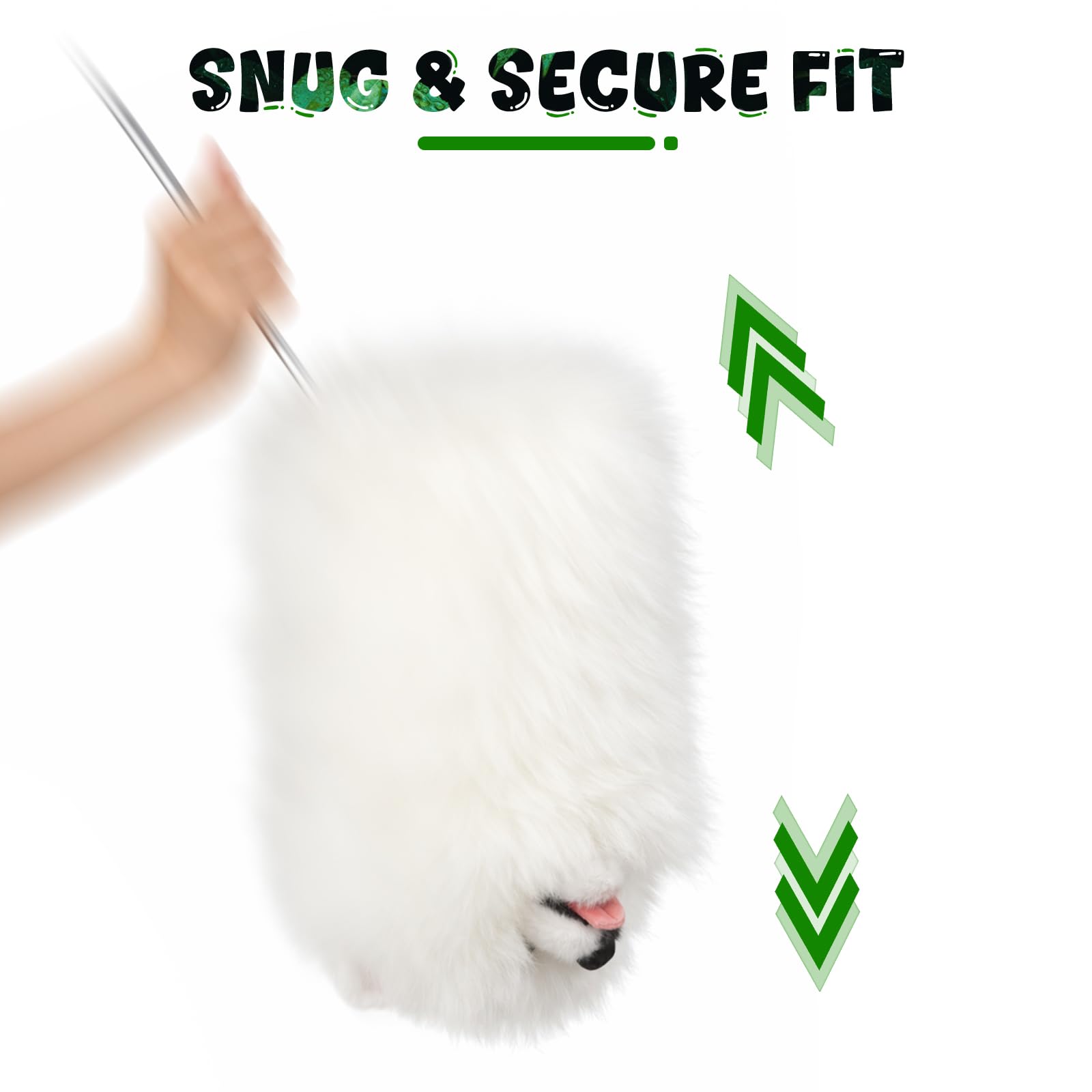 Craftsman Golf Funda realista para palo de golf de perro Pomerania blanco para maderas y conductor