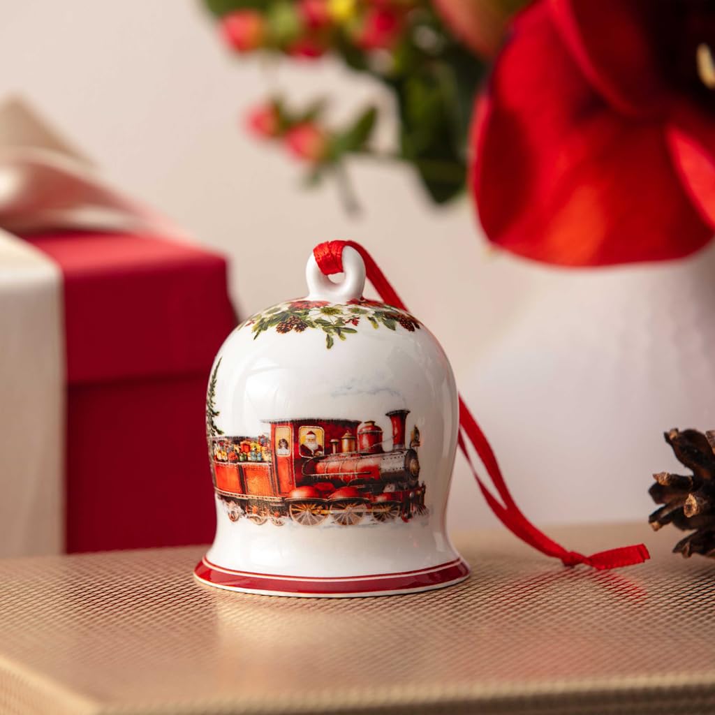 Amazon.com: Villeroy & Boch Annual Christmas Edition Bell Ornament