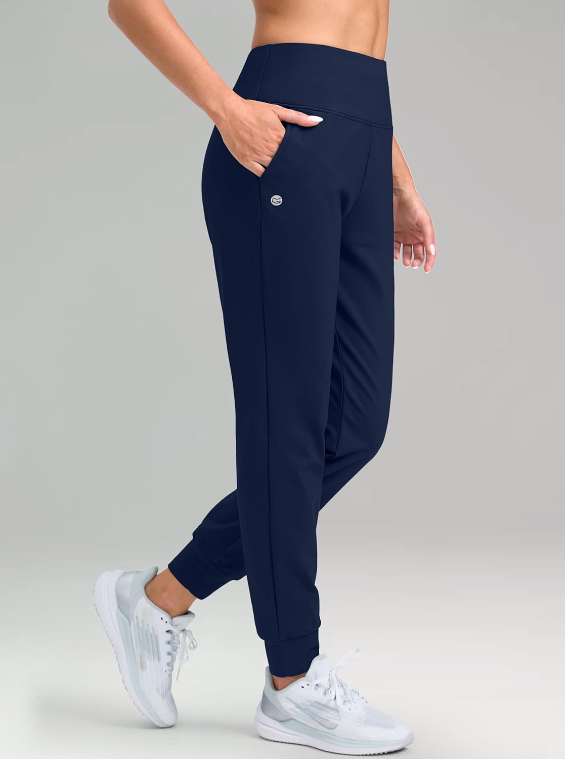 G Gradual Women's Fleece Lined Joggers High Waisted Water Resistant Thermal Hiking Pants Cold Weather Sweatpants with Pockets - Image 2