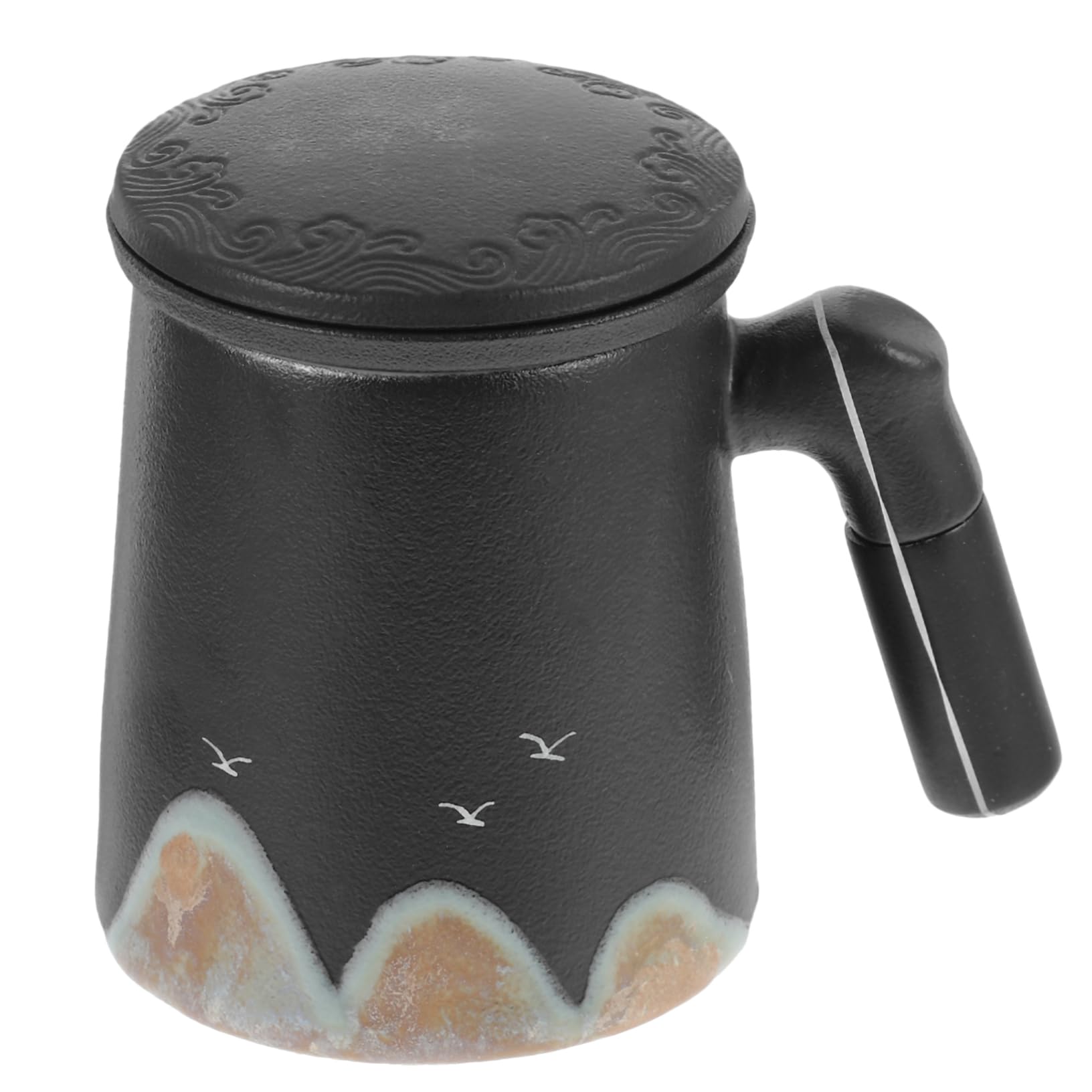 Filiżanki do kawy ceramiczne, Filiżanka i spodek z porcelany kostnej, 1 zestaw drewniany uchwyt filiżanka do herbaty szklanki do picia filtr filiżanka do espresso szklanki do wody kubki do kawy herbat