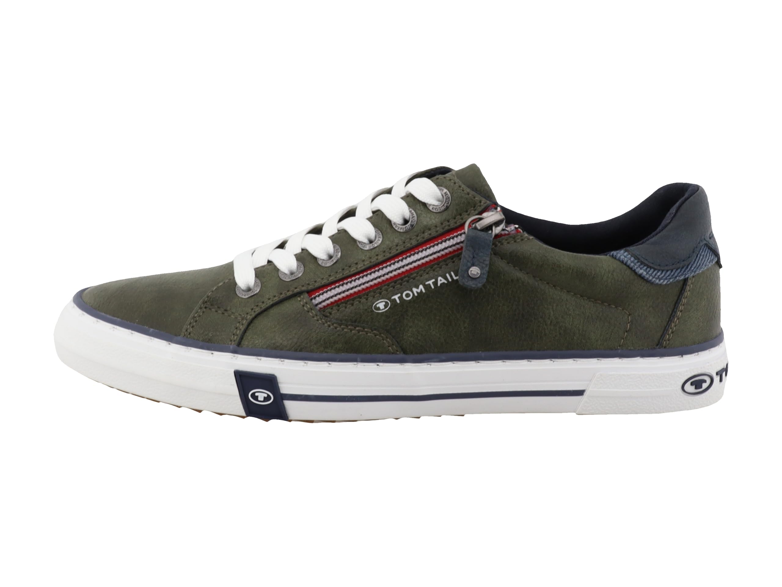 TOM TAILOR Men's 7480070007 Trainers, Khaki, 42 EU, Khaki, 9 UK