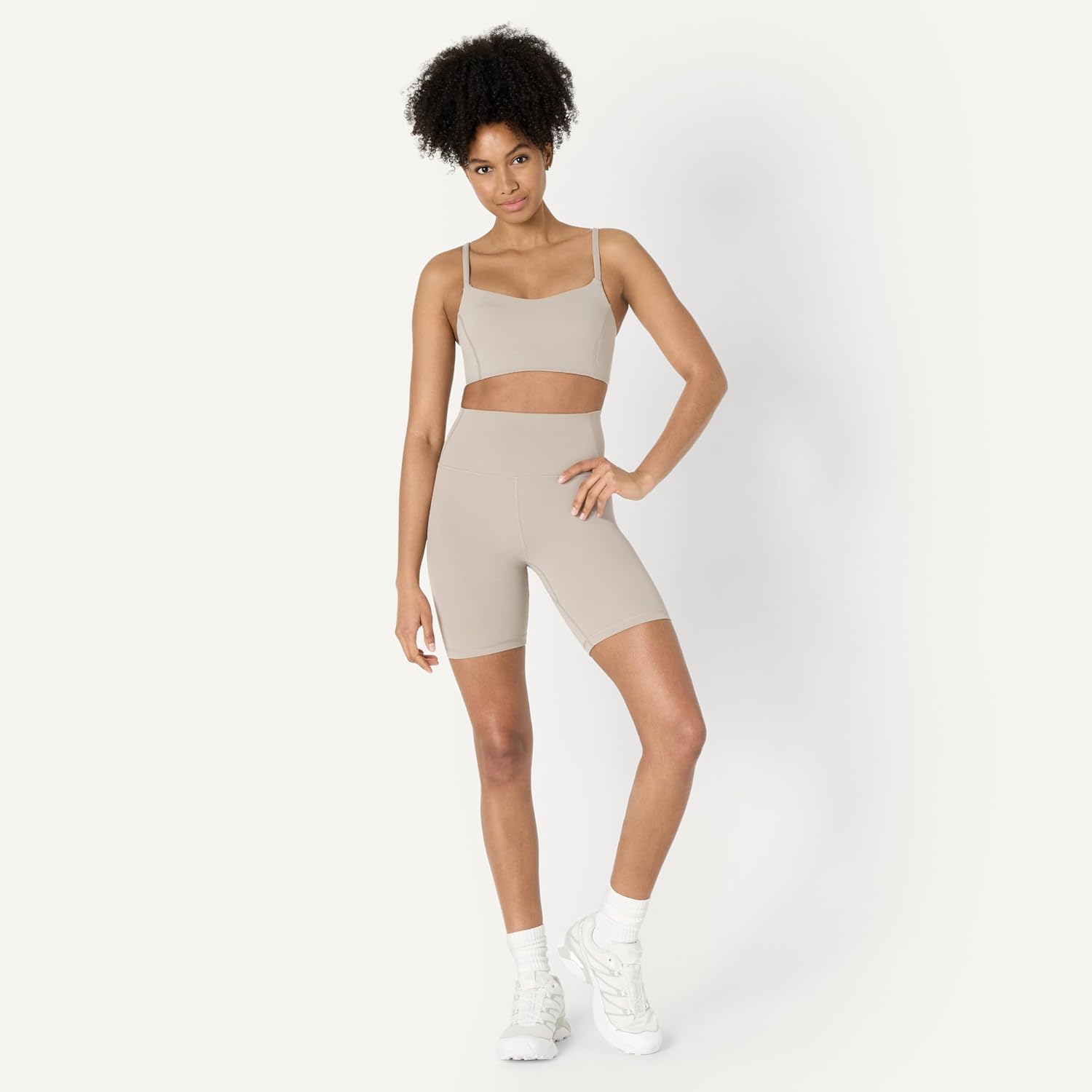 Amazon Essentials Women's Active FormFlex Buttery Soft High Waist Biker Shorts