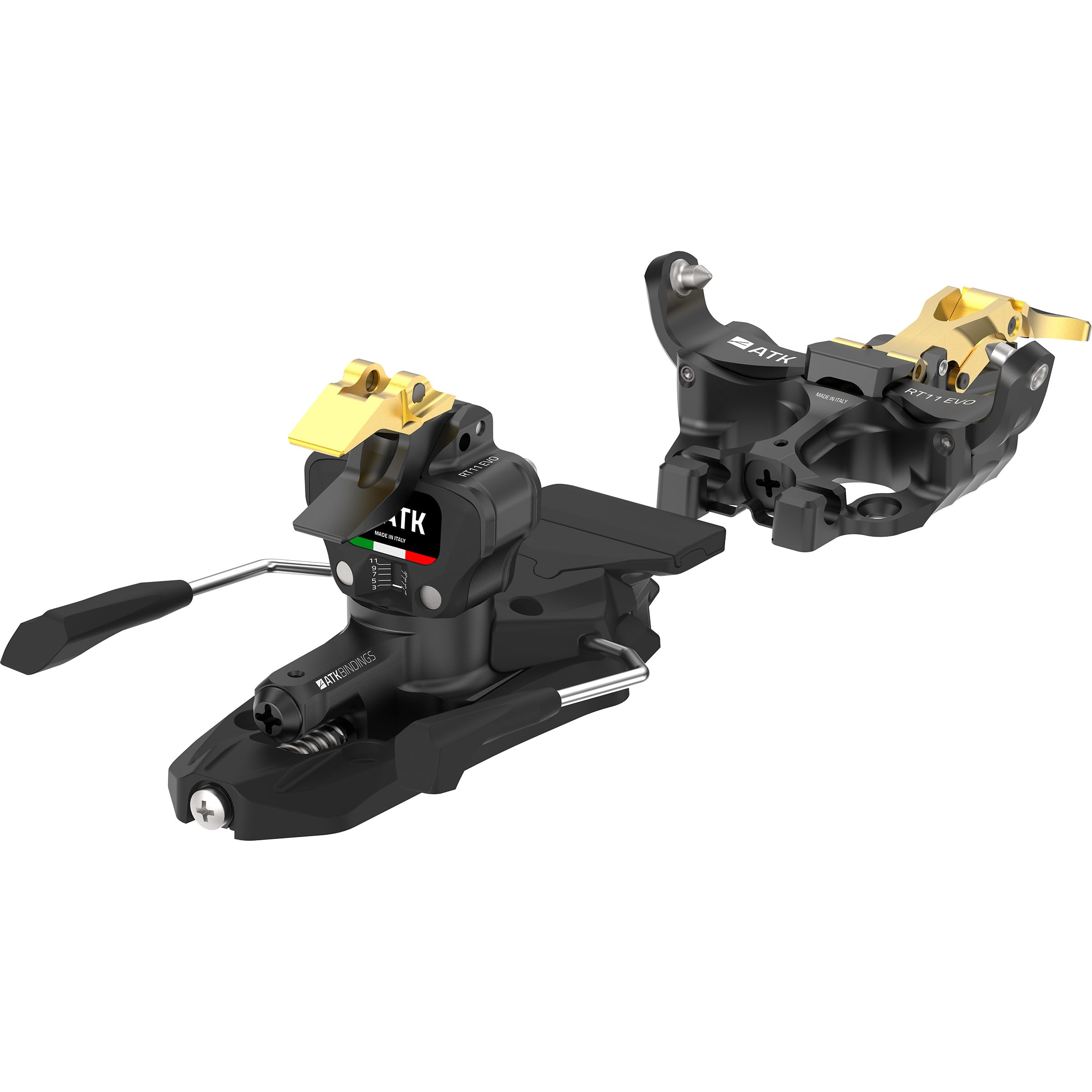 ATK Bindings Unisex RT 11 Evo Tourenbindung, Gold, 86mm