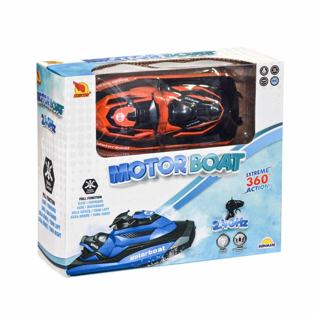 SUNMAN R/C Motorbot F/F Işıklı 37 V Usb 24 Ghz