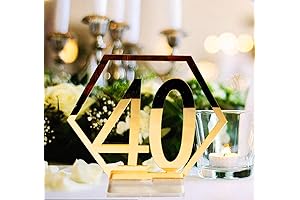 Elegant Acrylic Table Numbers 1-40: Enhance Your Event Décor