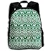 Produktbild Kinderschultasche,Tagesrucksack,Kindergarten Büchertasche,Reiseeucksack,Englische Bulldoggen Christmas Green Kids Verstellbare Büchertasche,Wasserdichter Rucksack,Lässiger Oxford-Rucksack