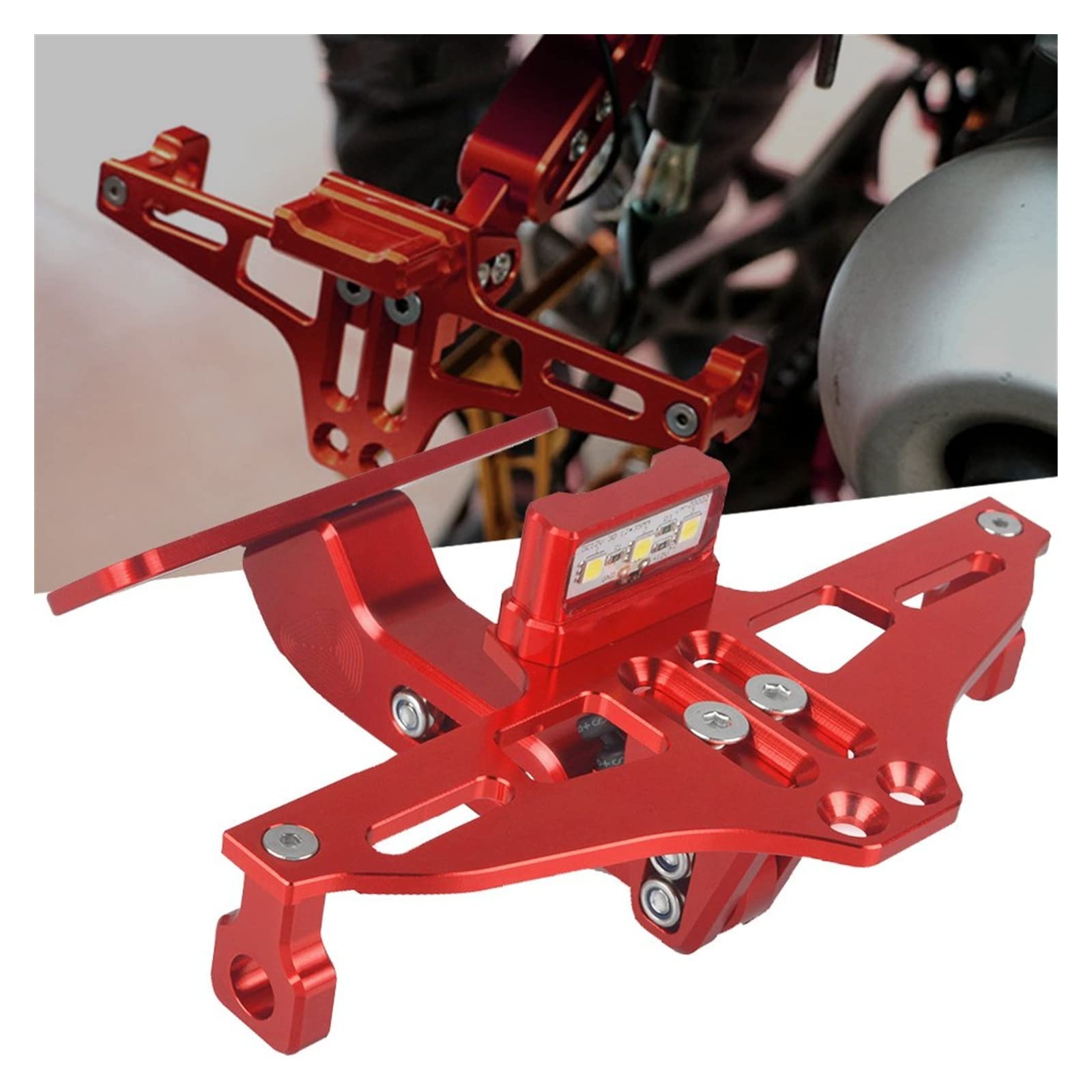 PER MV AGUSTA BRUTALE 800 KIT PORTATARGA PER MOTO UNIVERSALE