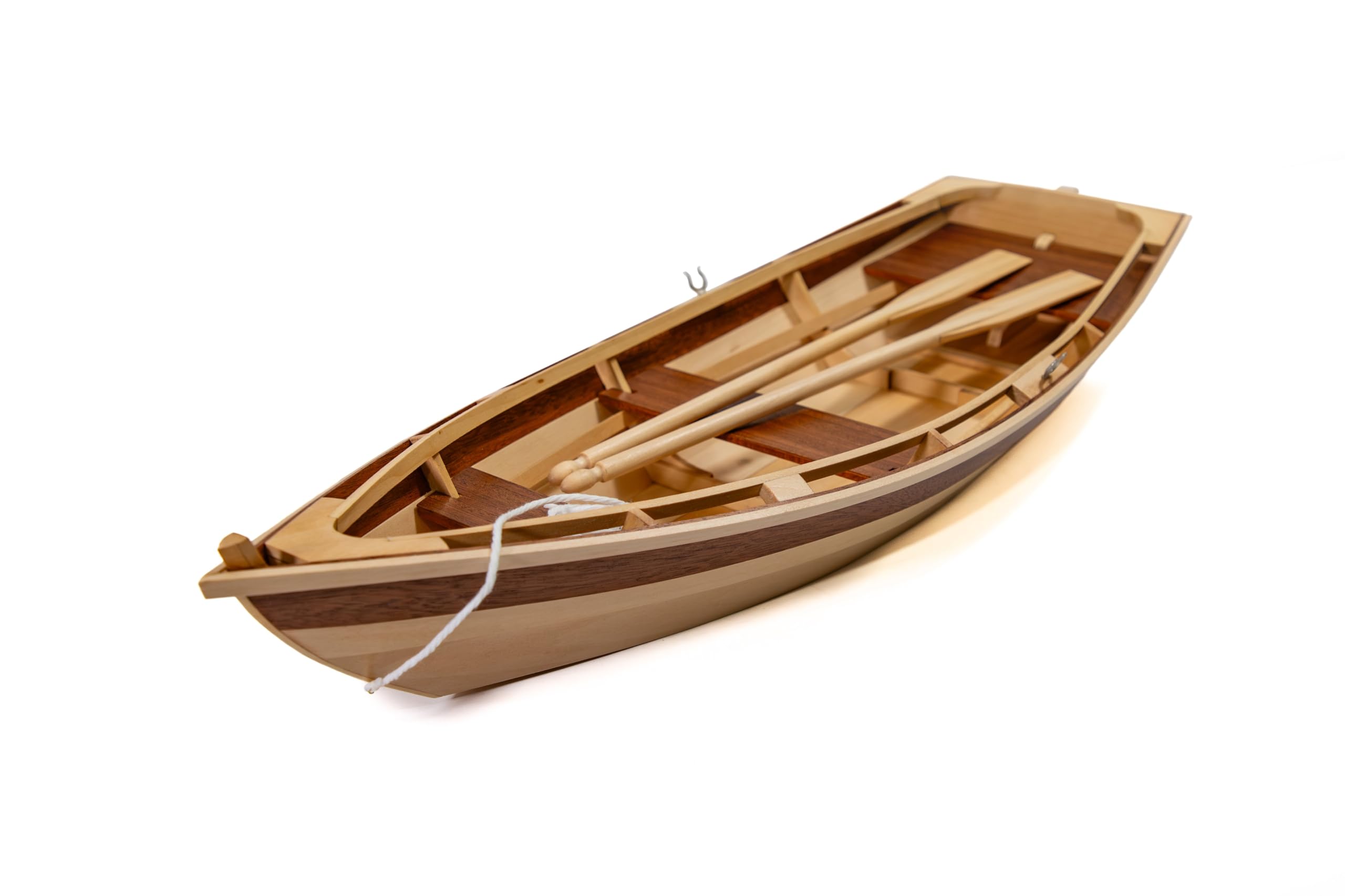 Midwest Big Rowing Dinghy 1:6 - Kit di costruzione in legno per adulti, fai da te in legno da assemblare, lunghezza 50,8 cm