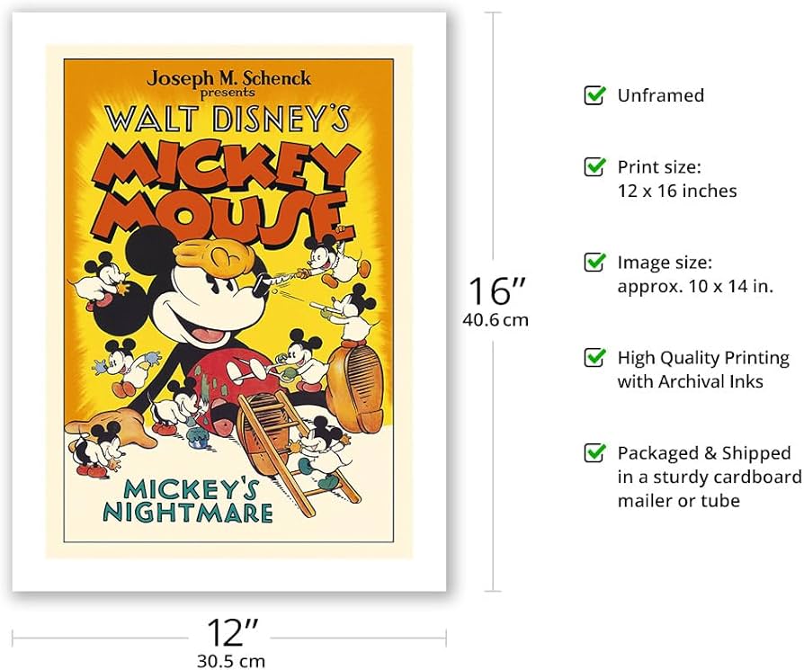 Amazon.co.jp: ミッキーの悪夢 - ミッキーマウス主演 - ビンテージ映画