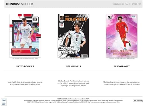 Miniatura 5 de 2022-23 Panini Donruss Soccer Jumbo Value Pack (25 Cards)
