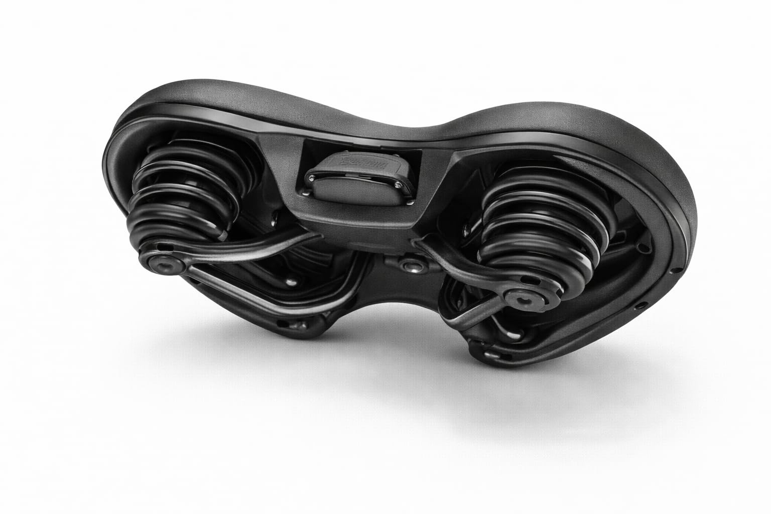 Trekking Gel-Polster-Sattel für Fahrrad,Fahrradsattel Komfort mit Federung – Ergonomischer Gel-Sattel mit Stoßdämpfer & Belüftung – Extra Breiter Fahrradsitz für Damen & Herren