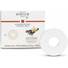 MAISON BERGER Nomad Electric Diffuser Refill Long-Lasting Ceramic Insert, 6 to 8 Weeks Continuous Scent, Leak-Free, Easy Replacement, Indoor Home Fragrance Vanilla Gourmet