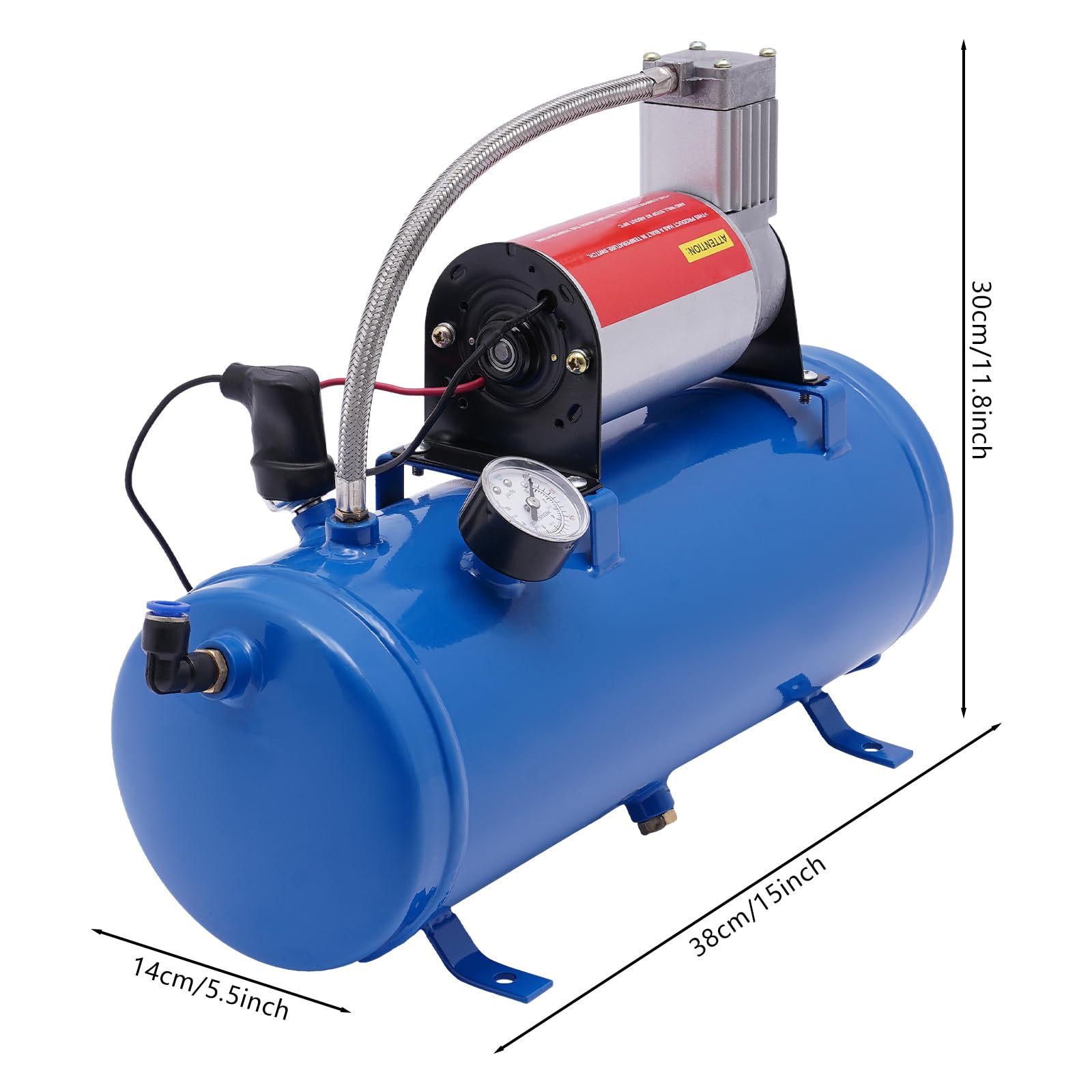 Compresor de aire para coche, 12 V, compresor de aire, bomba de llenado rápido, ahorra espacio, material duradero, se puede utilizar para neumáticos de coche, motor de coche, bicicleta, bolas
