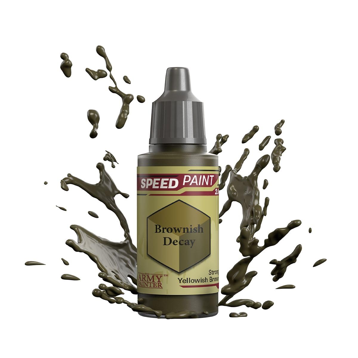 The Army Painter Speedpaint Brownish Decay 2.0, Single Acrylic Paint 18ml One-coat Painting Soloution For Fantasy Tabletop Miniatures Like Warhammer 40k and Dungeons And Dragons Figures