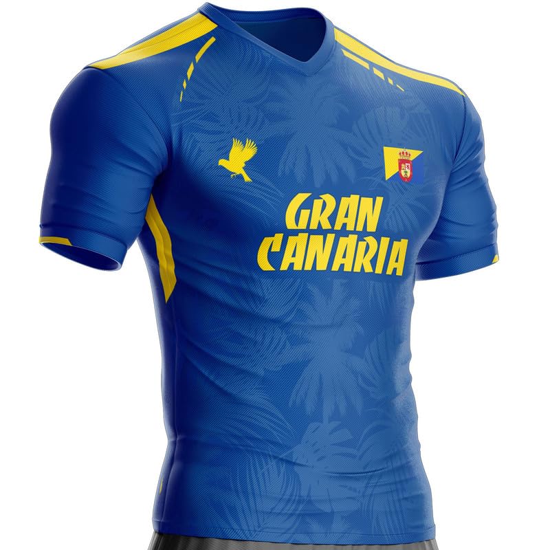 Maillot Grande Canarie football GC-34 t-shirt drapeau Canariens