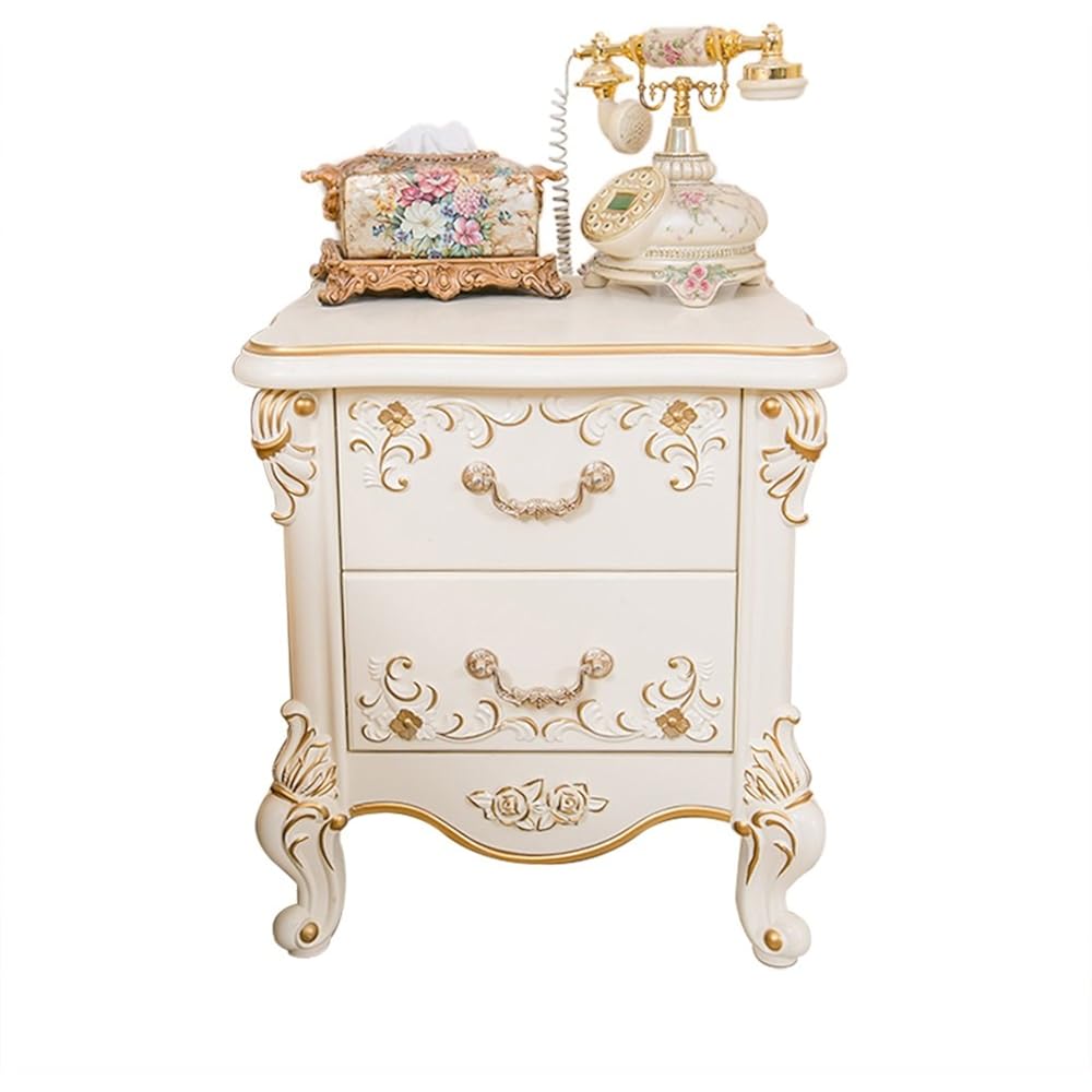 Amazon.com: PM-Nightstands European-Style Bedroom Bedside ...