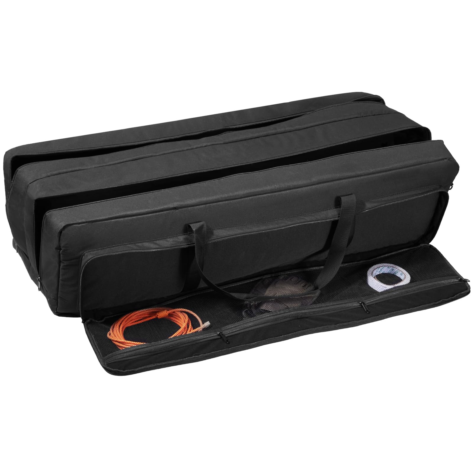 VEVOR Estuche para Telescopio de 104 x 36 x 28 cm, Bolsa para Guardar Telescopios con Hebillas Fijas, Bolsillos Múltiples y Divisor Desmontable, Bolsillo para Contrapeso para Tubo Óptico y Trípode
