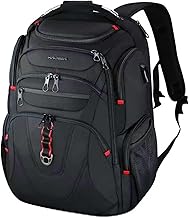 KROSER TSA Friendly Travel Laptop Backpack 17.3 inch XL Computer Backpack Water-Repellent College Daypack Business Backpack with RFID Pockets & USB Port for Men/Women-Black