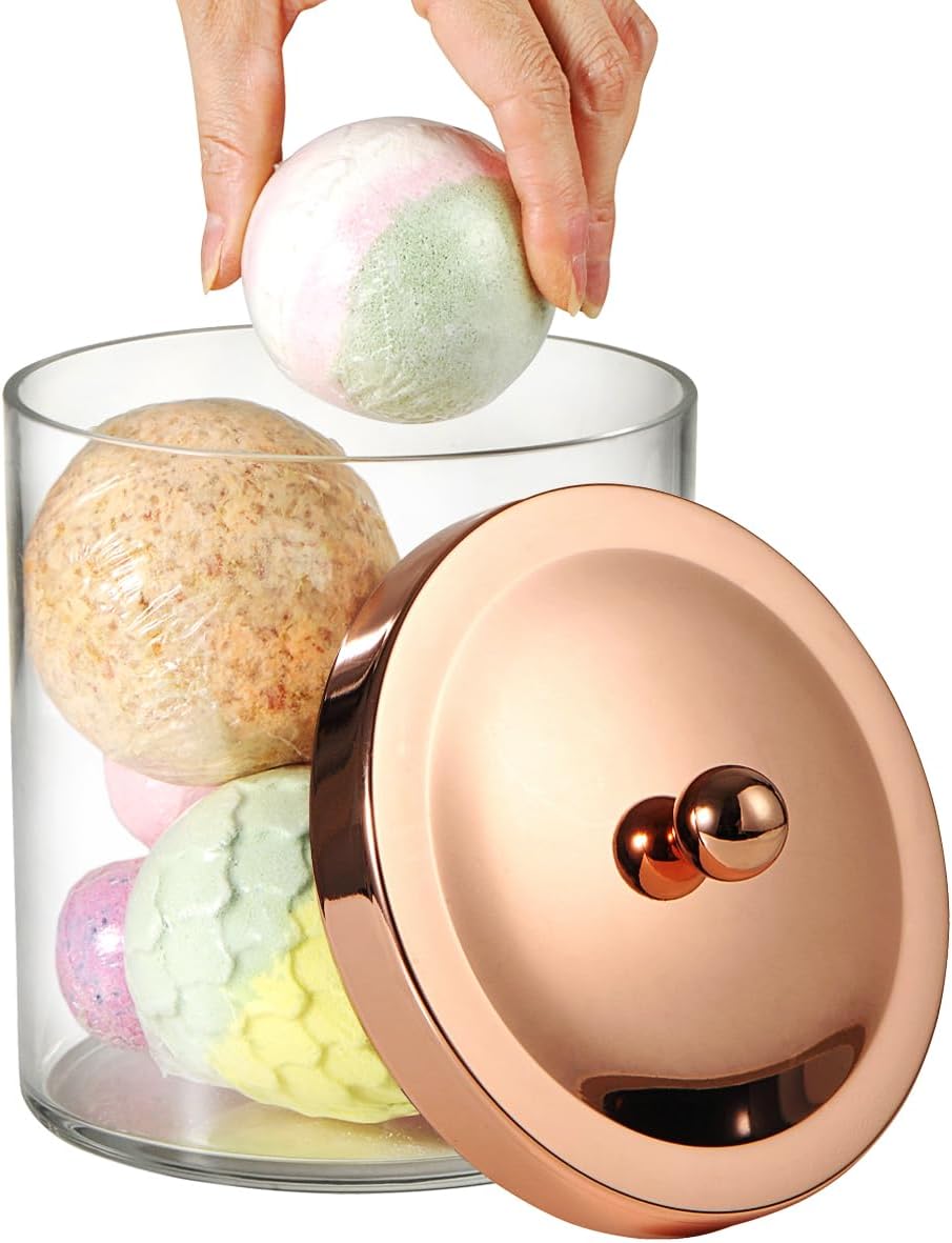 Apothecary Jars (2, Rose gold)