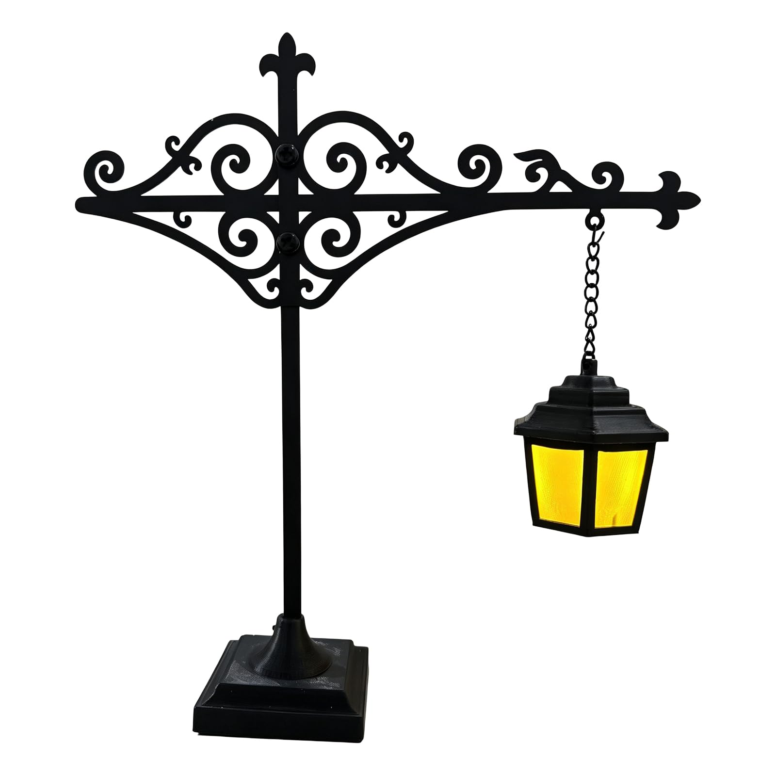 Library Lantern Decorative Bookshelf Lighting, Miniature Hanging Shelf Lamp